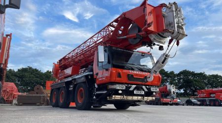 Crane hire in Bristol - Grove GMK3055 available through Berkeley Crane Hire